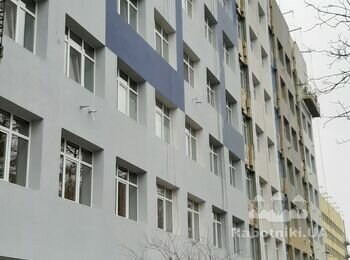 Утепление фасада больницы 7 ул.Петра Запорожца