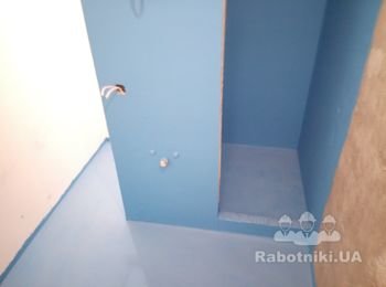 Гидроизоляция Кнауф санузел с душевой