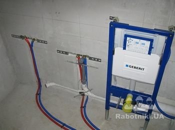 Разводка труб Рехау