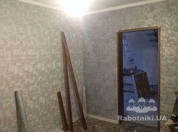 Поклейка обоев