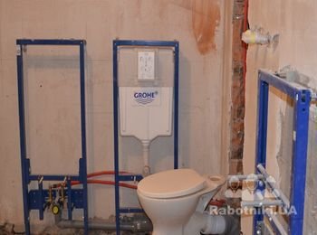 Сантех. монтаж систем водопровода канализации в квартире