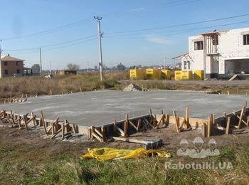утром после заливки