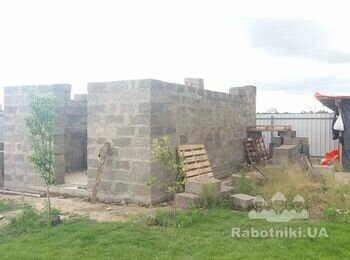Кладка стен из арболита