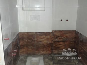 санузел для мусульман (с душем и трапом)