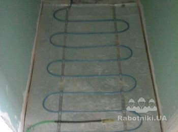монтаж электрических теплых полов