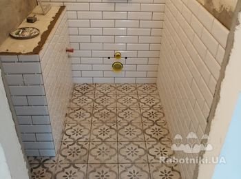 Плиточные роботы санузел