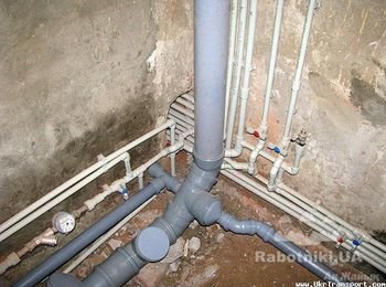 Монтаж водопровода,канализации.