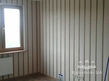 Шпаклевка, покраска , поклейка, потолок, стены,ламинат