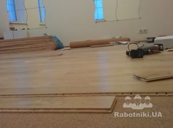 Укладка паркетной доски