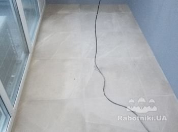 Укладка плитки.