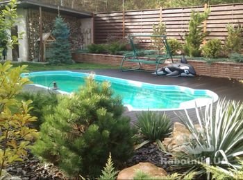 Стекловолоконный бассейн 8,63Х3,33