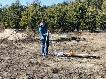 02.03.2019 - Зйомка місцевості для прорахунку земляних робіт