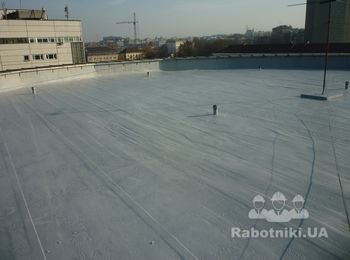 Ремонт кровли.