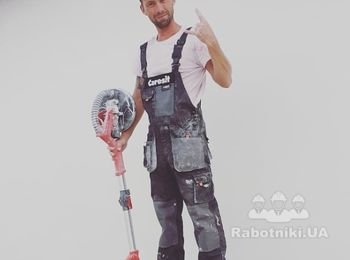 Шлифовка фасадной шпаклёвки в Борисполе
