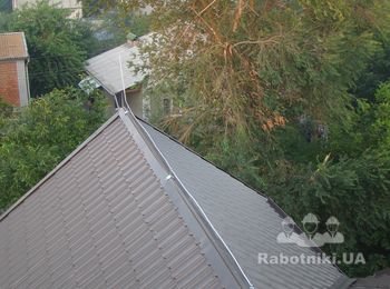 молниезащита частного дома в Днепропетровской обл.