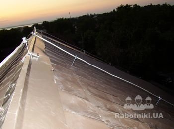 молниезащита частного дома в Днепропетровской обл.