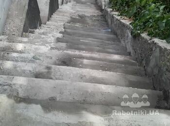 Реставрация бетонной лестницы