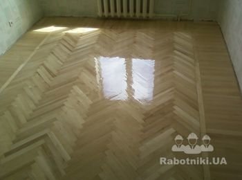 Паркет береза.
