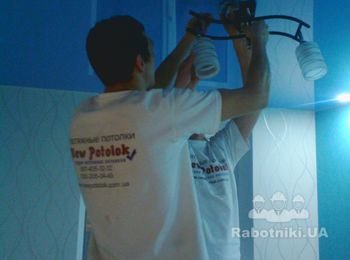 Глянцевый натяжной потолок