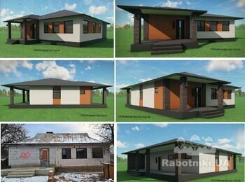 Реконструкцыя старого будинку. Дизайн фасаду. https://gnadesigngroup.org.ua/ua/budivli/item/rekonstruktsiia-budynku.html