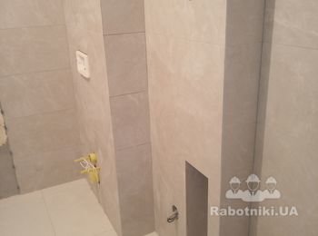 укладка плитки с заусовкой углов под 45 градусов