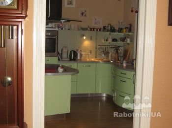 Оформление проема между гостиной и кухней.Москва.Кутузовский м-н.2005г.