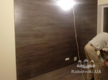 монтування ламінату на стіни в дитячій кімнаті