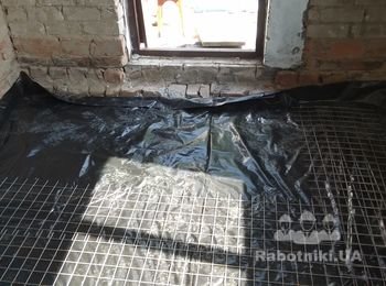 подготовка к стяжке