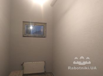 декоративная штукатурка "барашек" на акриловой основе.