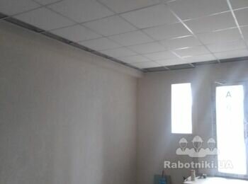 Монтаж потолка Армстронг