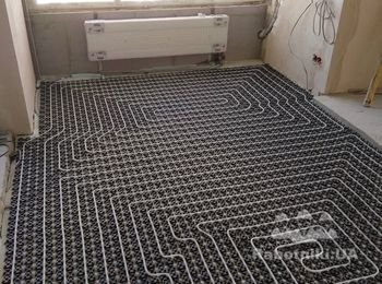 теплый водяной пол без стяжки