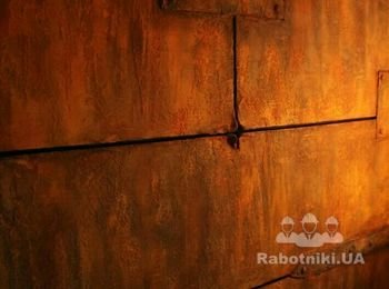 Декоративная штукатурка “Имитация ржавчины”