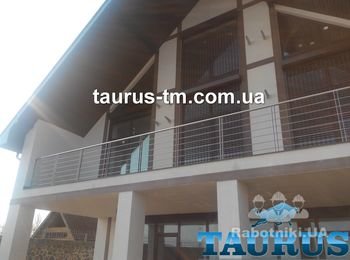 Огородження балконів та фасадів із н/ж сталі TAURUS.com.ua
+380980242448