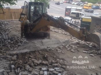 демонтаж площадок на європейці