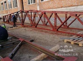 Фермы 15метров вес 1тонна