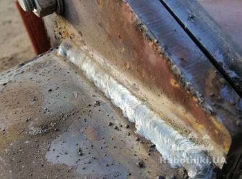 Сварочный шов для тестакачества