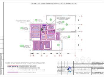 Проект опалення тепла підлога