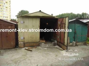 Въезд в гараж после бетонирования. Теперь вода с дороги никогда не попадет внутрь гаража.