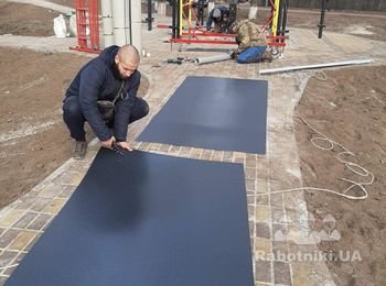 Подготовка жести на внут. сторону кровли