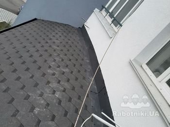 Готовая мягкая кровля и водосточка, м.Минская ЖК ObolonSky