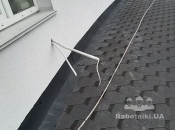 Готовая мягкая кровля и водосточка, м.Минская ЖК ObolonSky