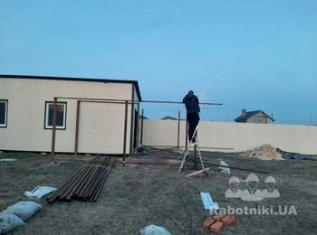 Веранда возле домика, с.Новосилки, Вышгородский р-н, Киевская обл.