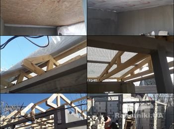 Кровельные работы, монтаж потолка , фундамент и кладка с нуля.