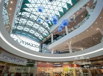 Монтаж гіпсокартону великої площі Ocean Plaza