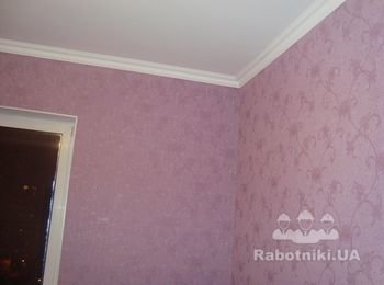 Поклейка обой и багет