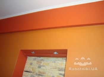 Поклейка обой в частном доме на Новобеличах