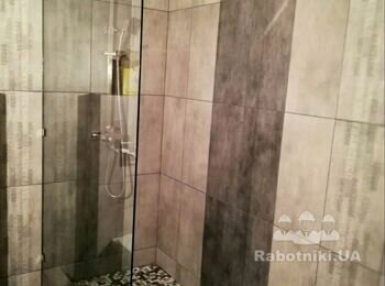 Душевая перегородка из закаленного стекла