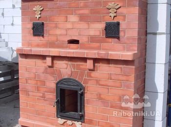 печка из Витебского кирпича.
