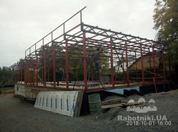 Розваренный каркас