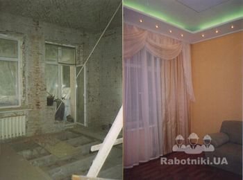комната ДО и ПОСЛЕ